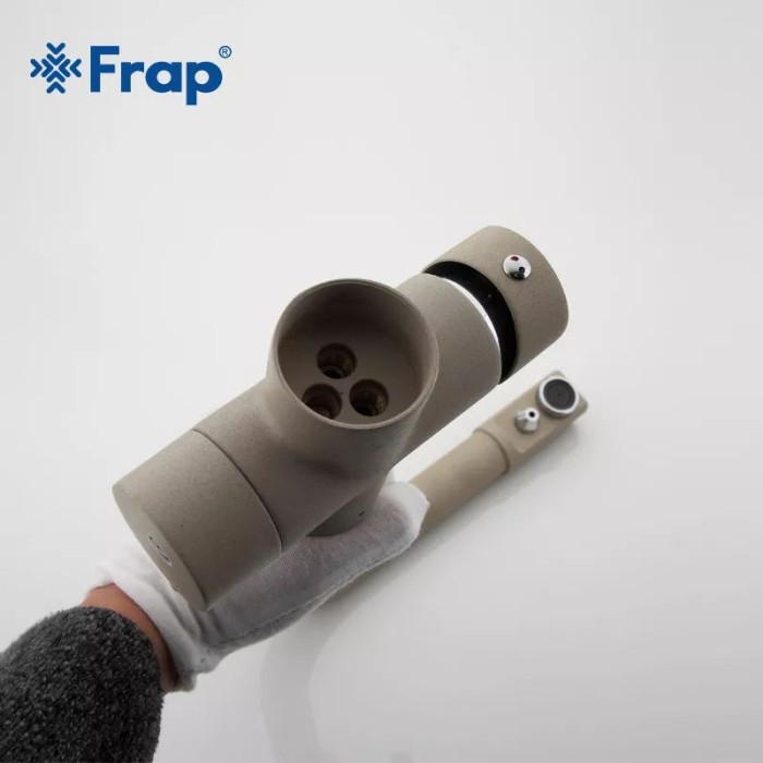 Змішувач для кухні на дві води Frap F4352-20, бежевий Змішувач для кухні на дві води Frap F4352-20, бежевий