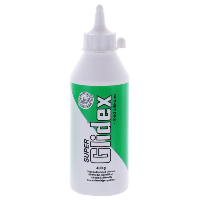 Мастильний склад для збірки каналізації Unipak Super Glidex 400г. (В пляшці) (UP0577) Мастильний склад для збірки каналізації Unipak Super Glidex 400г. (В пляшці) (UP0577)