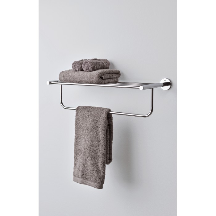 Полиця для рушників у ванну Grohe Bau Cosmopolitan Neutral (40462001) Полиця для рушників у ванну Grohe Bau Cosmopolitan Neutral (40462001)