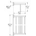 Полиця для рушників у ванну Grohe Bau Cosmopolitan Neutral (40462001)