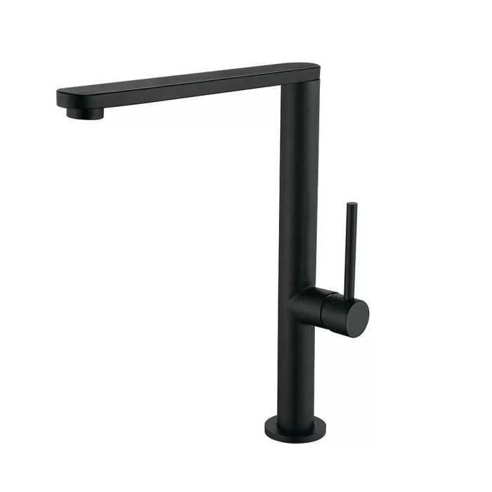 EKO4G-01 BLACK кухня одноваж. вис. поворот. вилив нерж.сталь гайка Ø25 (black)** {10/1} EKO4G-01 BLACK кухня одноваж. вис. поворот. вилив нерж.сталь гайка Ø25 (black)** {10/1}