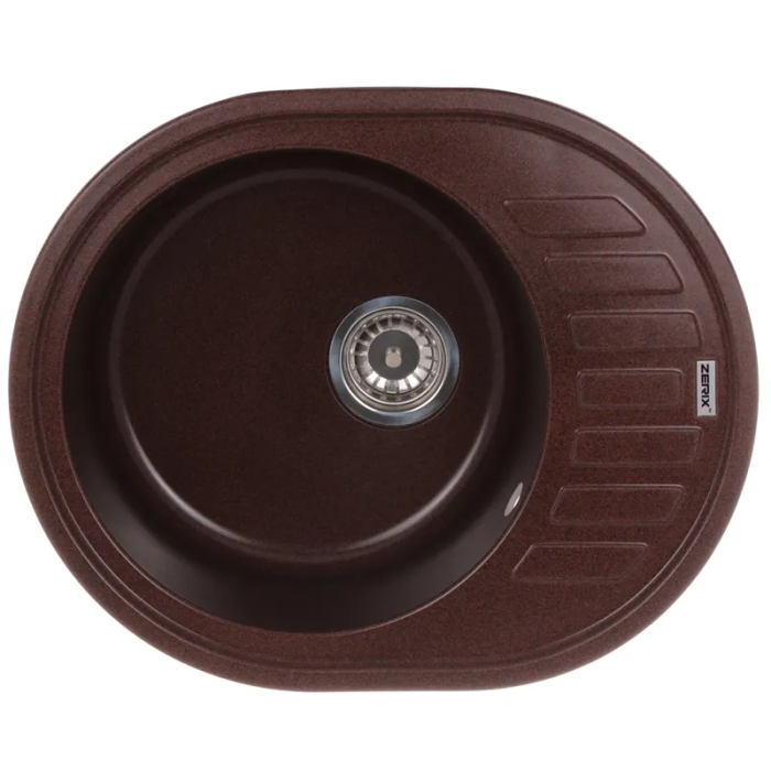 Мийка кухонна Zerix ZS-6250R-12 Коричнева (ZX4552) Мийка кухонна Zerix ZS-6250R-12 Коричнева (ZX4552)