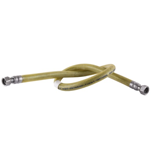 Шланг ГАЗОВЫЙ 1/2*1/2 ВВ  нерж.,обплетення,пвх, PRESINOX-HG1212-1,0m (200042) (Tucai Spain)