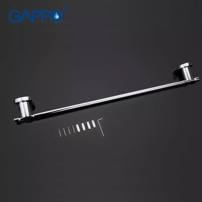 Тримач для рушників GAPPO G1801 600 мм, хром Тримач для рушників GAPPO G1801 600 мм, хром