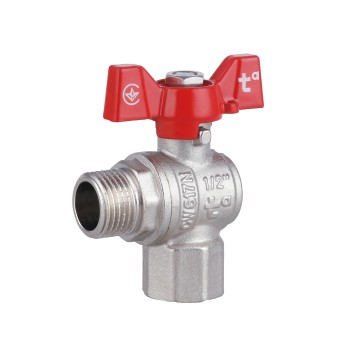 Кран кульовий Thermo Alliance Forte 1/2" ВЗ для води угловой (метелик) SF267W15