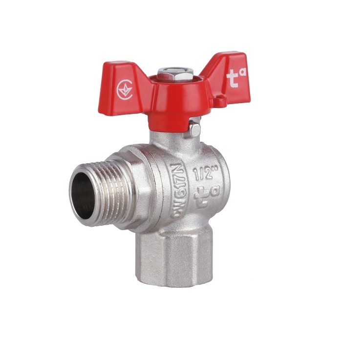 Кран кульовий Thermo Alliance Forte 1/2" ВЗ для води угловой (метелик) SF267W15 Кран кульовий Thermo Alliance Forte 1/2" ВЗ для води угловой (метелик) SF267W15