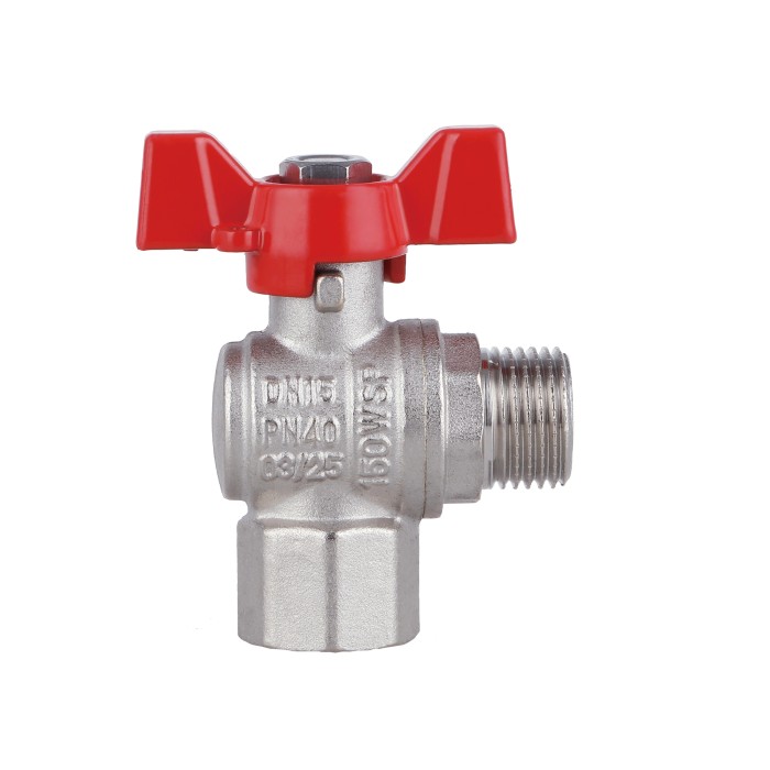 Кран кульовий Thermo Alliance Forte 1/2" ВЗ для води угловой (метелик) SF267W15 Кран кульовий Thermo Alliance Forte 1/2" ВЗ для води угловой (метелик) SF267W15