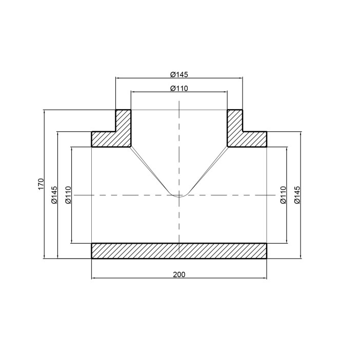 Трійник PPR Thermo Alliance 110 Трійник PPR Thermo Alliance 110