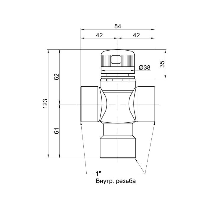 Змішувач термостатичний Icma 1" №149 Змішувач термостатичний Icma 1" №149