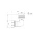 Кут обтискний Thermo Alliance Standart 16х1/2" ЗР SD157W1615