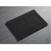 Панель змиву Koer KT-0602-16 240x160x10mm пластикова, кнопка квадратна (колір чорний глянцевий) (KR5182)