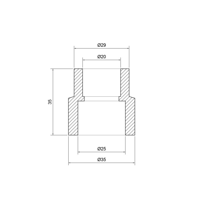 Муфта PPR Thermo Alliance 25х20 Муфта PPR Thermo Alliance 25х20