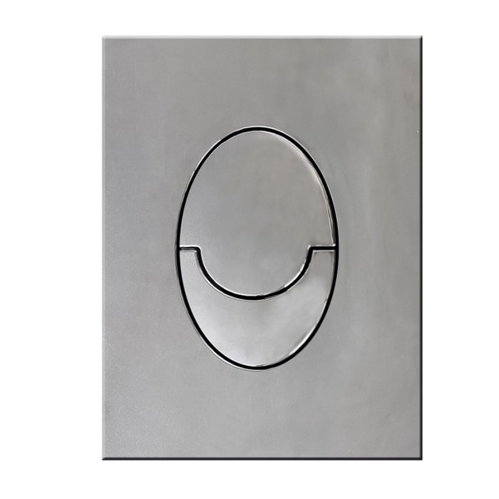 Панель змиву Koer KT-0606-01 157x198x10mm пластикова, кнопка закруглена (колір хром) (KR5342) Панель змиву Koer KT-0606-01 157x198x10mm пластикова, кнопка закруглена (колір хром) (KR5342)
