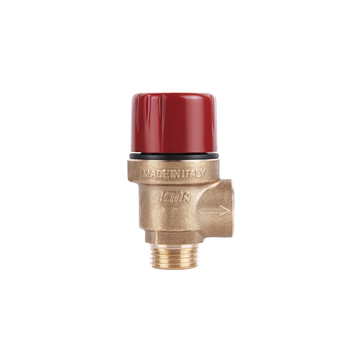 Запобіжний клапан Icma 1/2" ВЗ 3 бар №242 Запобіжний клапан Icma 1/2" ВЗ 3 бар №242