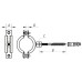 Хомут трубний оцинкований KOER KCB.10.G 1-1 / 2 "(47-51) сірий (KR2788)