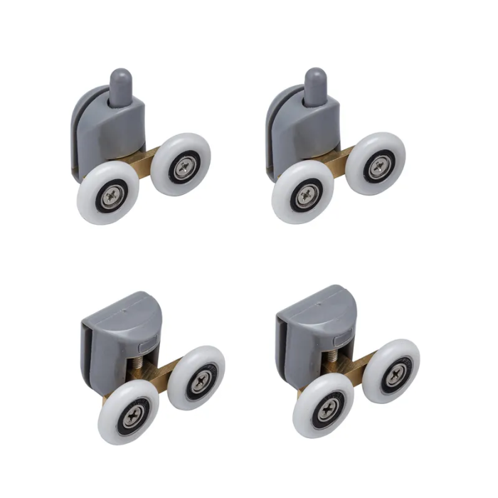 Комплект роликів для кабіни Mixxus Rollers SCP04-2x2 Graphite подвійний 2 вер.+2 ниж.(сірий) (MI8164)
