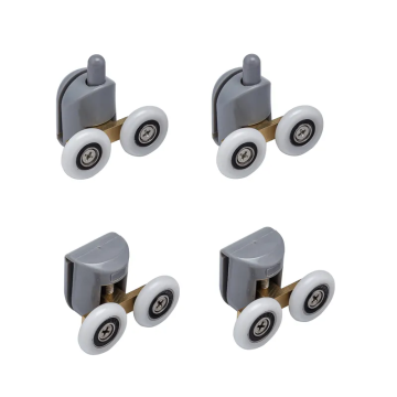 Комплект роликів для кабіни Mixxus Rollers SCP04-2x2 Graphite подвійний 2 вер.+2 ниж.(сірий) (MI8164)