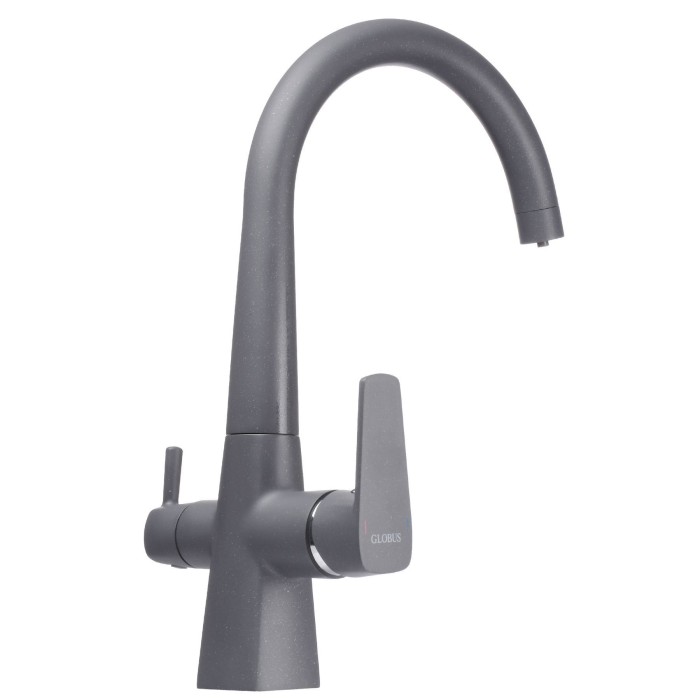 Змішувач для кухні під осмос Globus Lux LAZER GLLR-0999-3-TITANIUM Змішувач для кухні під осмос Globus Lux LAZER GLLR-0999-3-TITANIUM