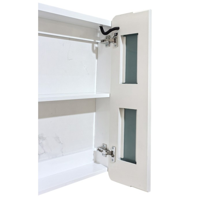 Дзеркальна шафка Mixxus Premium Olivary CM01-70x70x13 з LED Touch, димером, регулятором яскравості (MI8295) Дзеркальна шафка Mixxus Premium Olivary CM01-70x70x13 з LED Touch, димером, регулятором яскравості (MI8295)