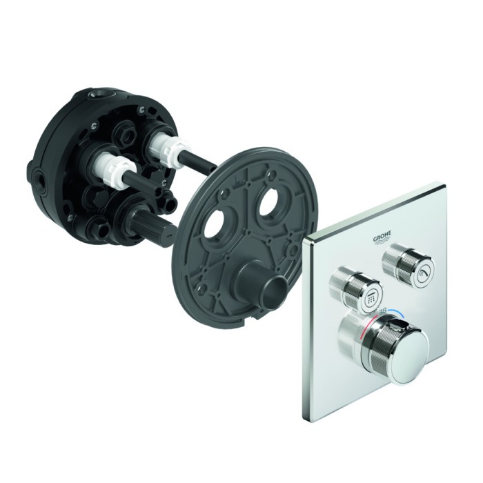 Термостат прихованого монтажу на 2 споживача Grohe Grohtherm SmartControl (29124000) Термостат прихованого монтажу на 2 споживача Grohe Grohtherm SmartControl (29124000)