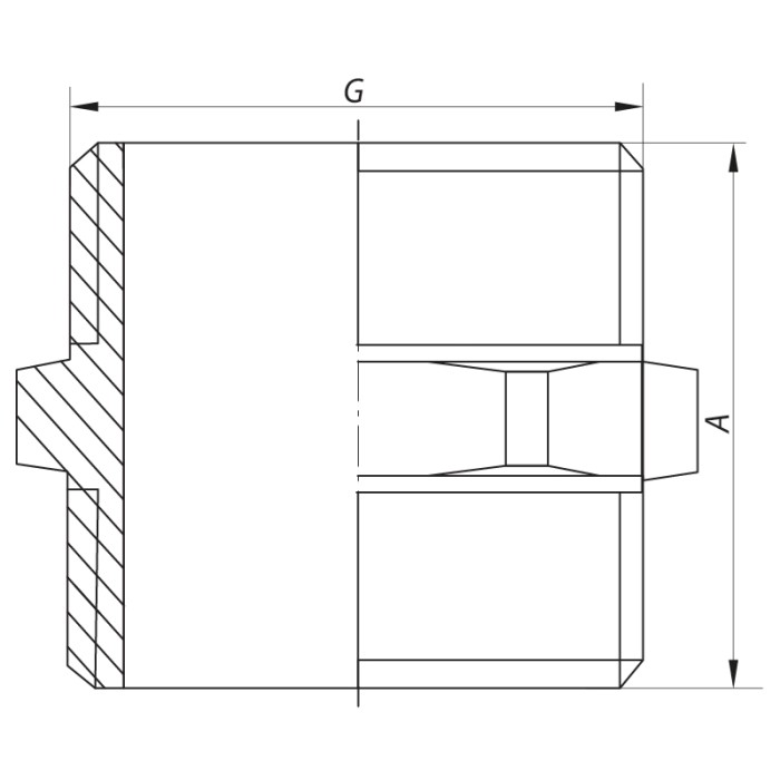 Ніпель Koer WM.N10.WN - 1 '' без нікелю (KR2993) Ніпель Koer WM.N10.WN - 1 '' без нікелю (KR2993)