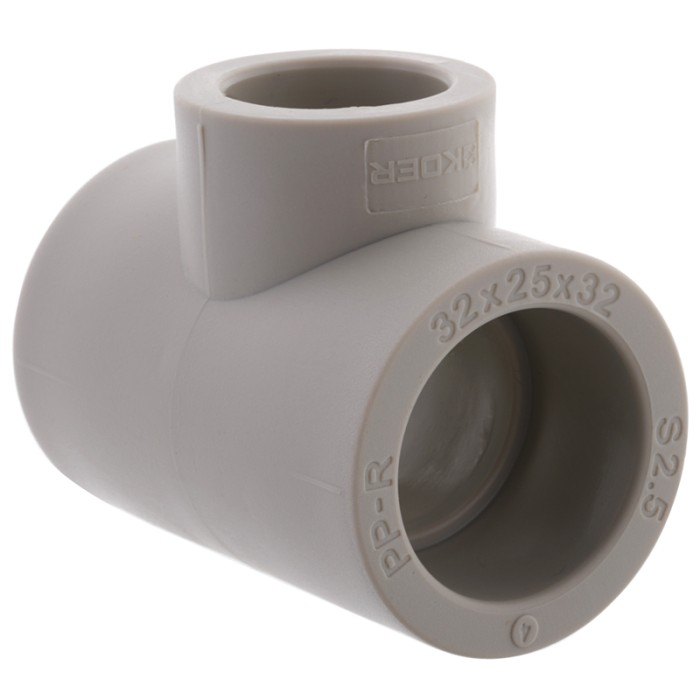Трійник редукційний 32x25x32 PPR Koer K0043.PRO (KP0052) Трійник редукційний 32x25x32 PPR Koer K0043.PRO (KP0052)