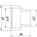 Перехідник редукційний 3/4″х1/2″ВЗ нержавіючий SK433S OPTIMUM