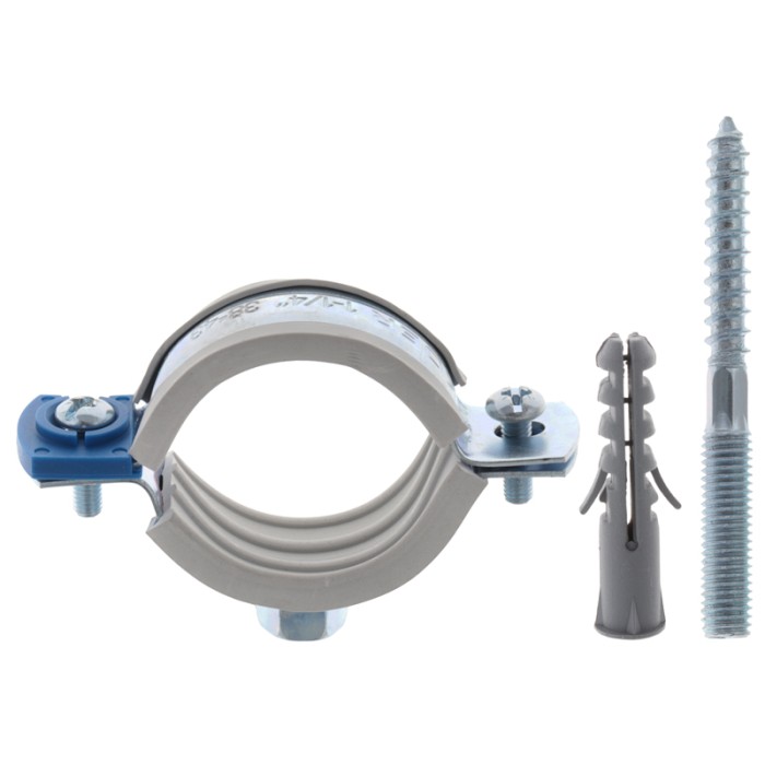 Хомут трубний оцинкований Koer KCB.10.G 1-1 / 4 "(38-43) сірий (KR2787) Хомут трубний оцинкований Koer KCB.10.G 1-1 / 4 "(38-43) сірий (KR2787)