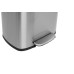 Відро для сміття з плавним закриттям прямокутне Mixxus Bevel-TC0105 SS Color 5л колір наржавійка (MI7086)