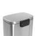 Відро для сміття з плавним закриттям прямокутне Mixxus Bevel-TC0105 SS Color 5л колір наржавійка (MI7086)