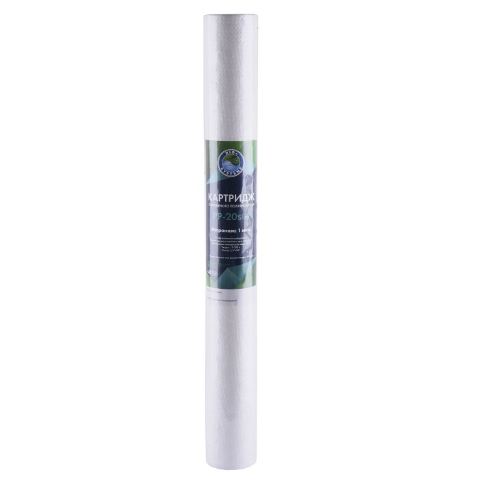 Картридж поліпропіленовий Slim line 20*2,5″ Bio+ systems PP-20 ( 1 мкм) Картридж поліпропіленовий Slim line 20*2,5″ Bio+ systems PP-20 ( 1 мкм)