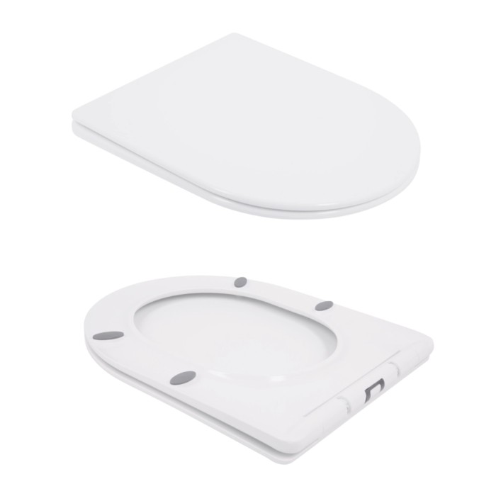 Унітаз підлоговий Qtap Swan Eco Ultra Quiet з сидінням Soft-close 640x360x835 мм QTSWA27W48748 White