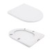 Унітаз підлоговий Qtap Swan Eco Ultra Quiet з сидінням Soft-close 640x360x835 мм QTSWA27W48748 White