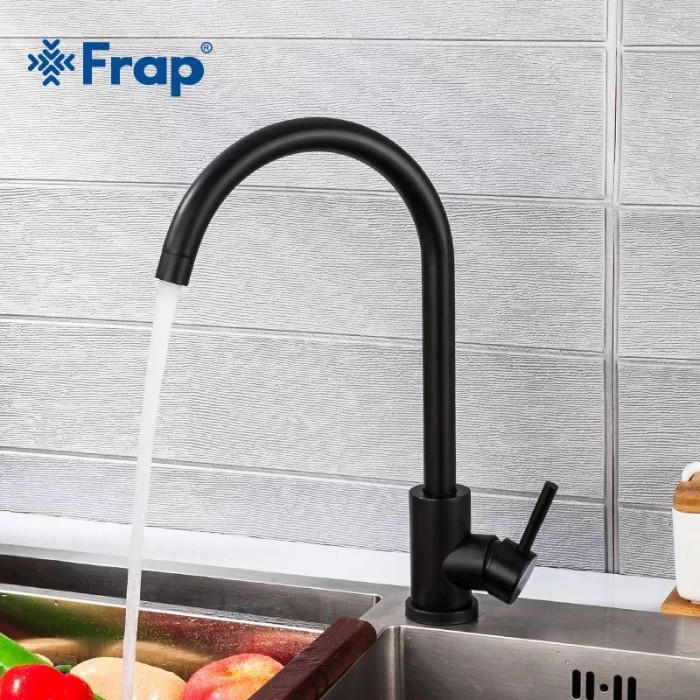 Змішувач для кухні Frap F40899-4, чорний Змішувач для кухні Frap F40899-4, чорний