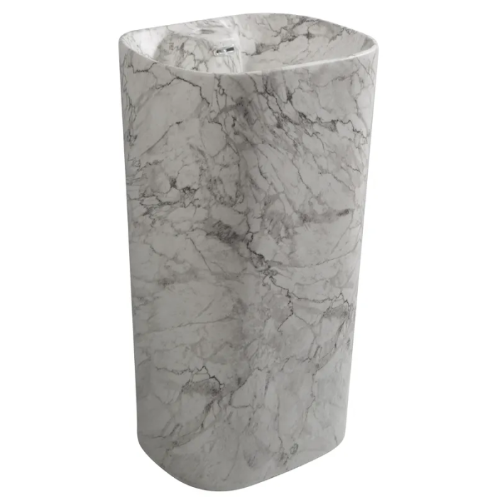 Раковина моноблок MIXXUS PREMIUM DIVERSE-1101 MARBLE 460х380х840mm з отвором під змішувач та переливом (MP6575) Раковина моноблок MIXXUS PREMIUM DIVERSE-1101 MARBLE 460х380х840mm з отвором під змішувач та переливом (MP6575)