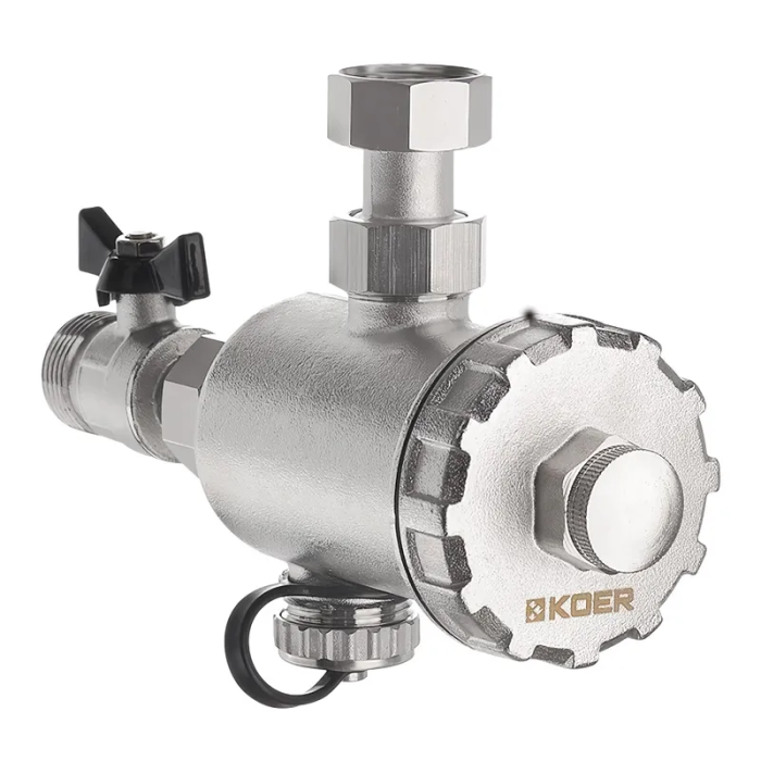 Фільтр магнітний для котла з краном 3/4" Koer KR.1271 (KR3122) Фільтр магнітний для котла з краном 3/4" Koer KR.1271 (KR3122)