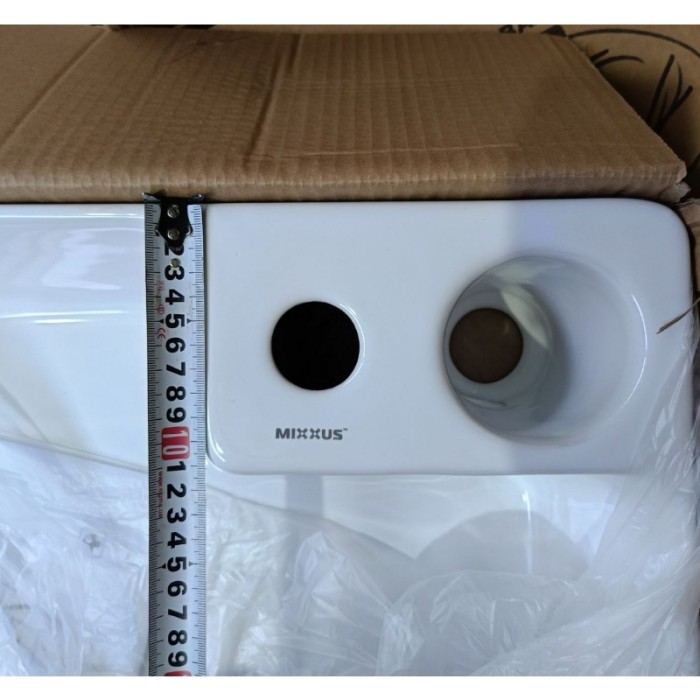 Раковина накладна Mixxus Premium STYLE-0201 520х375х140mm з донним клапаном та отвором під змішувач (MP6511) Раковина накладна Mixxus Premium STYLE-0201 520х375х140mm з донним клапаном та отвором під змішувач (MP6511)