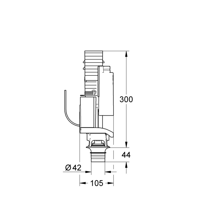 Змивний клапан Grohe (38736000) Змивний клапан Grohe (38736000)