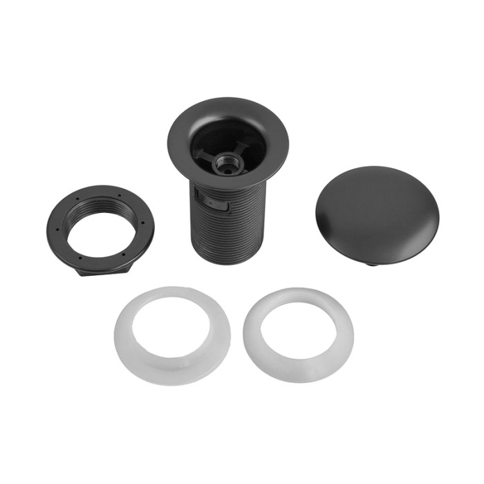 Донний клапан для раковини Zerix BV-02 BLACK 1 1/4'' без переливу автоматичний СLICK-СLACK (Колір чорний) (ZX6018) Донний клапан для раковини Zerix BV-02 BLACK 1 1/4'' без переливу автоматичний СLICK-СLACK (Колір чорний) (ZX6018)