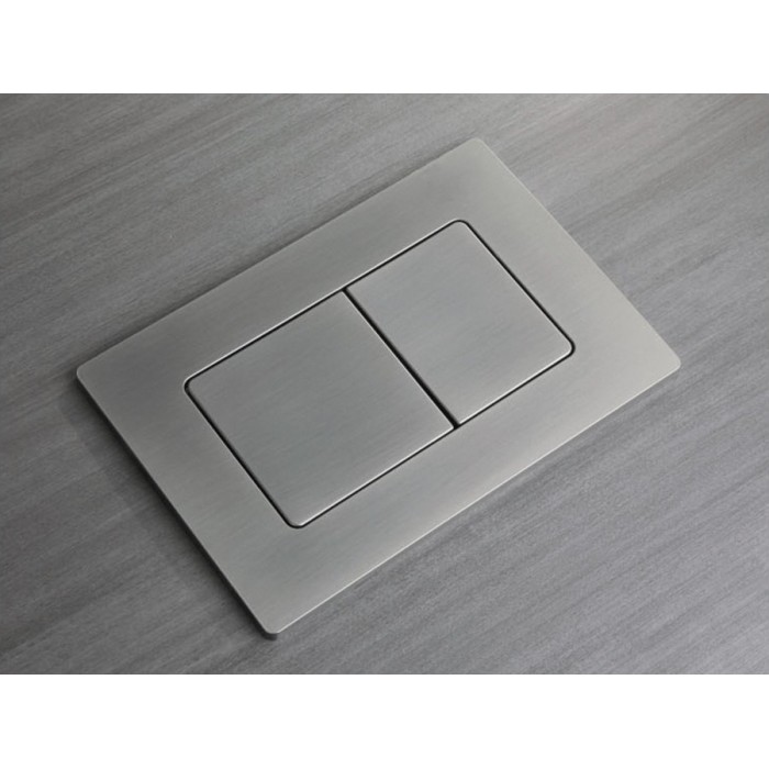 Панель змиву Koer KT-0602-07 240x160x10mm пластикова, кнопка квадратна (колір графіт) (KR5183) Панель змиву Koer KT-0602-07 240x160x10mm пластикова, кнопка квадратна (колір графіт) (KR5183)