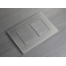 Панель змиву Koer KT-0602-07 240x160x10mm пластикова, кнопка квадратна (колір графіт) (KR5183)