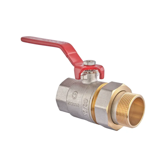 Кран з американкою Koer KR.229 - 1 1/2" ручка важіль (KR5664) Кран з американкою Koer KR.229 - 1 1/2" ручка важіль (KR5664)