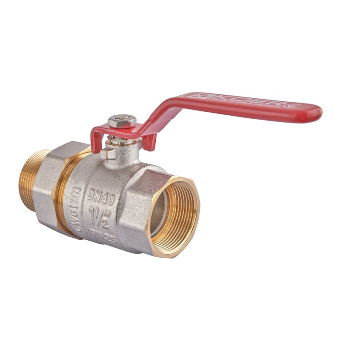 Кран з американкою Koer KR.229 - 1 1/2" ручка важіль (KR5664) Кран з американкою Koer KR.229 - 1 1/2" ручка важіль (KR5664)