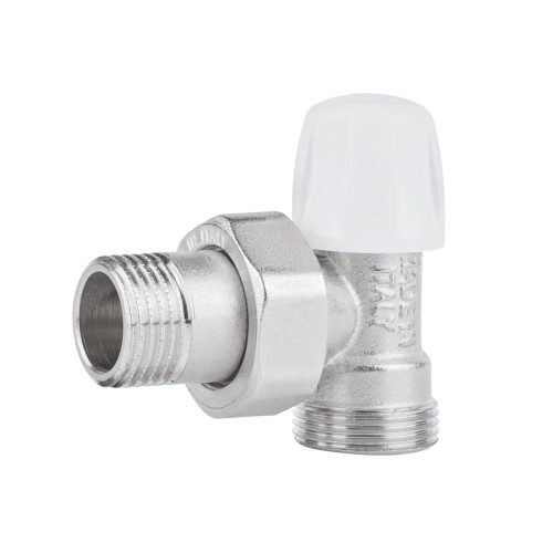 Кран радіаторний Icma 1/2" кутовий під фітінг, без ручки №827