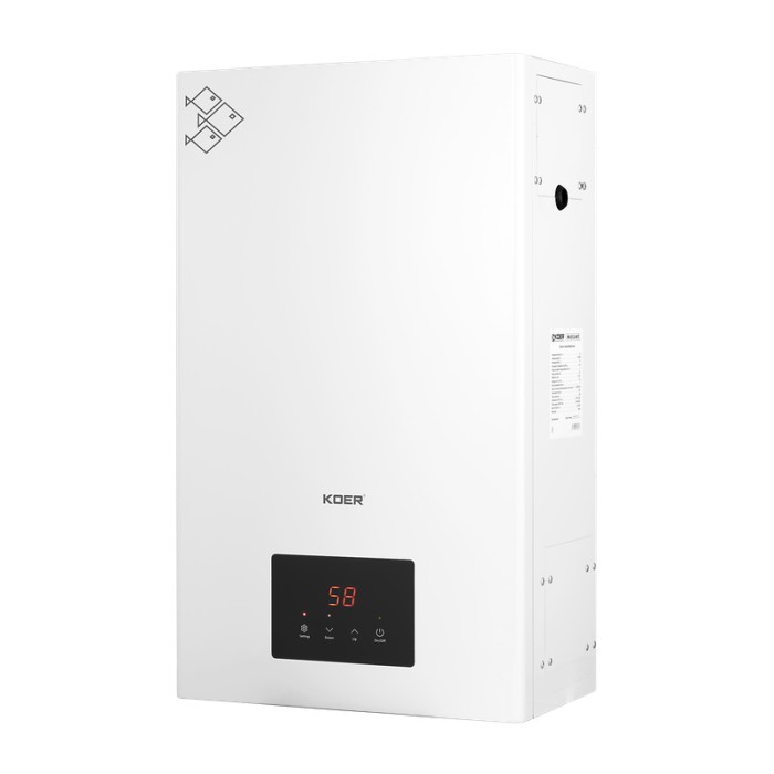 Котел електричний одноконтурний KOER KWH.E0106 WHITE 6 кВт колір білий (KR5558)