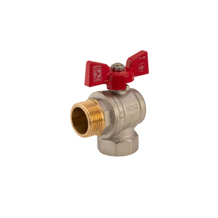 Кран кульовий Koer 1" ГШМ кутовий (KR.208) (KR2807) Кран кульовий Koer 1" ГШМ кутовий (KR.208) (KR2807)