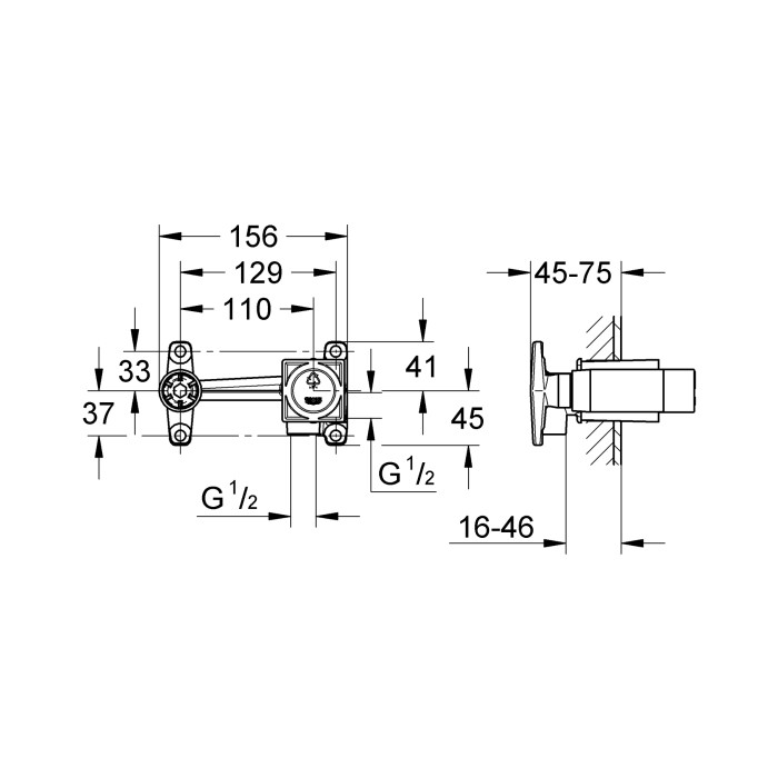 Прихована частина змішувача для раковини Grohe Non Rapido OHM (23200000) Прихована частина змішувача для раковини Grohe Non Rapido OHM (23200000)
