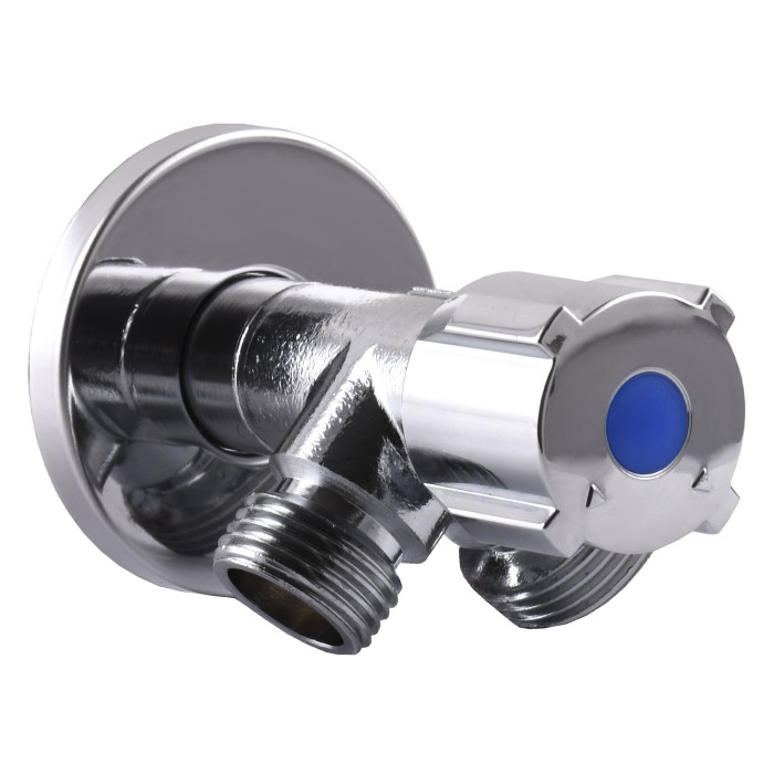 Кран кульовий кутовий подвійний SELBA 1/2″х 1/2″х3/4″ DOUBLE (SL1599) Кран кульовий кутовий подвійний SELBA 1/2″х 1/2″х3/4″ DOUBLE (SL1599)