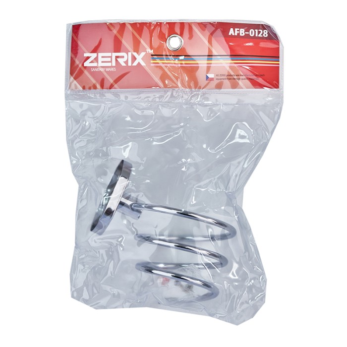 Тримач для фена настінний (спіраль) Zerix AFB-0128 (ZX5069) Тримач для фена настінний (спіраль) Zerix AFB-0128 (ZX5069)