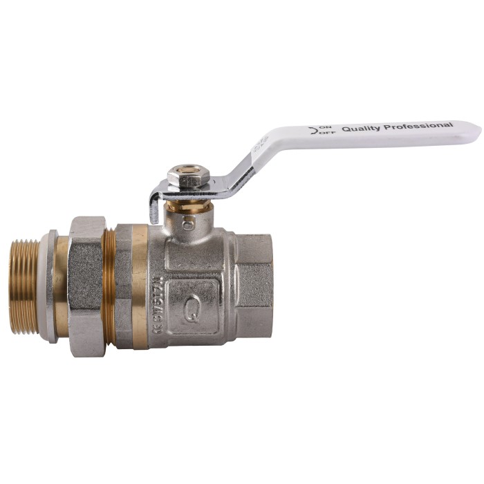 Кран кульовий з американкою Q PROFESSIONAL QP003 PN40 1 1/2″ Кран кульовий з американкою Q PROFESSIONAL QP003 PN40 1 1/2″